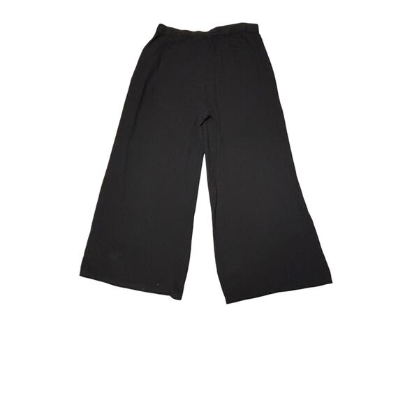 Nic + Zoe NWT Rumba Linen Wide Leg Black Onyx Casual Trousers Size 18 Whimsygoth - Picture 8 of 9
